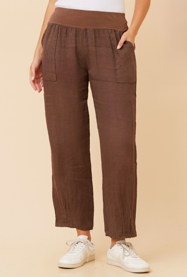 Elodie Pants - Chocolate