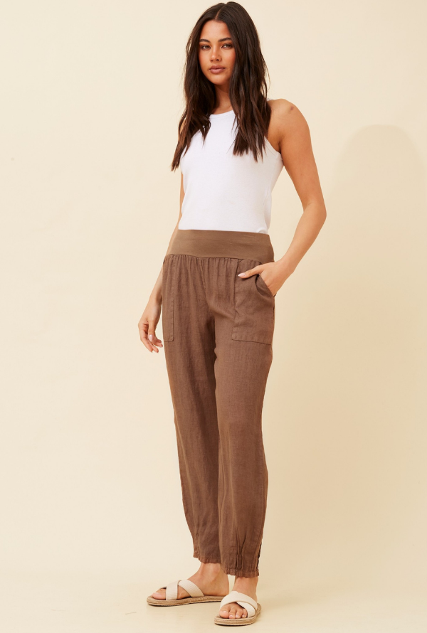 Elodie Pants - Tobacco