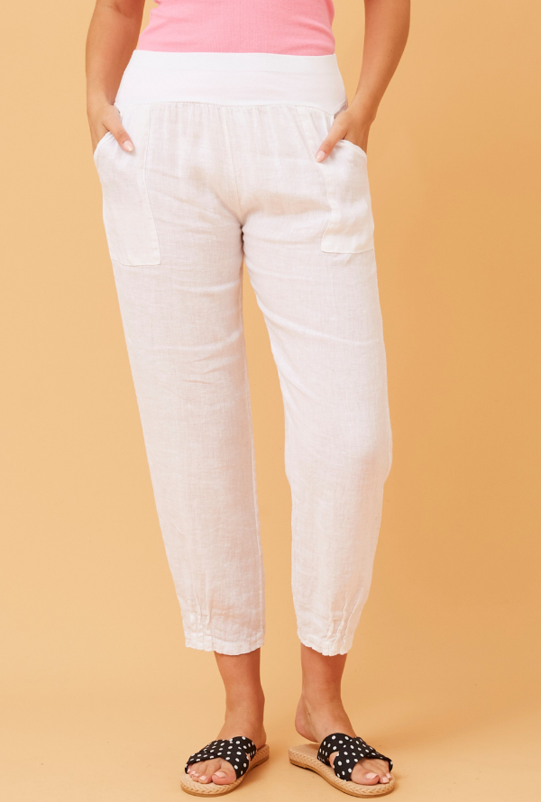 Elodie Pants - White