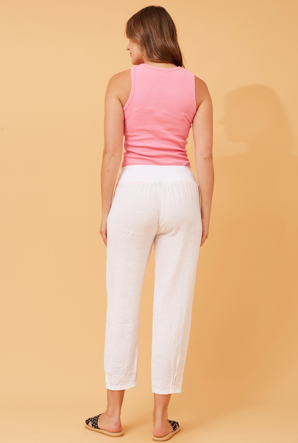 Elodie Pants - White