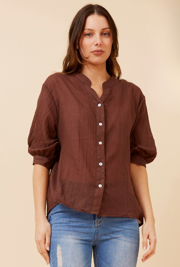 Lumi Shirt - Chocolate