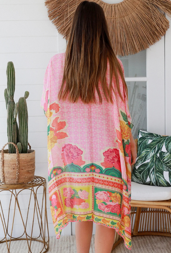 Capri Kimono - Pink