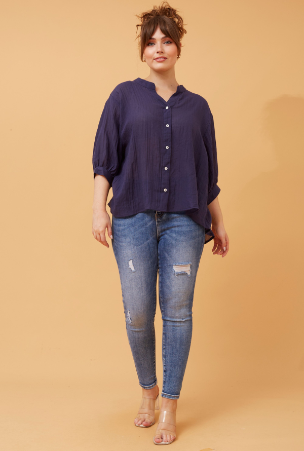 Lumi Shirt - Navy