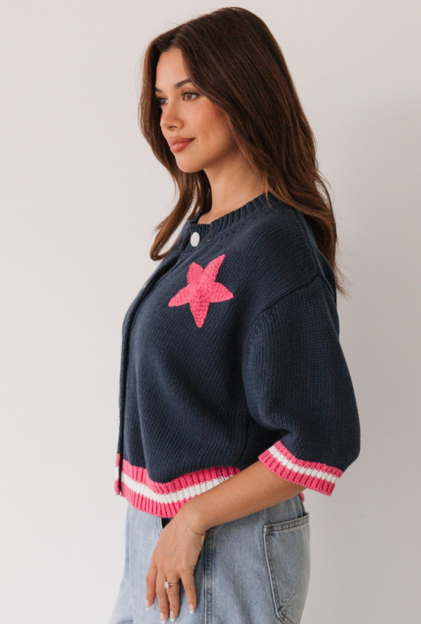 Stella Cardigan - Navy