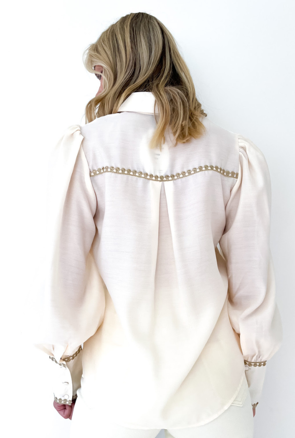 Nova Blouse - Cream