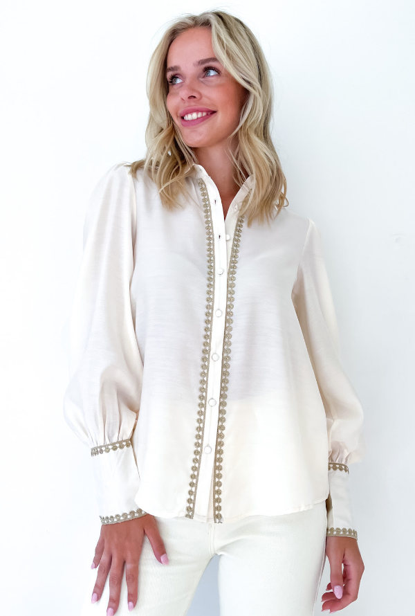 Nova Blouse - Cream