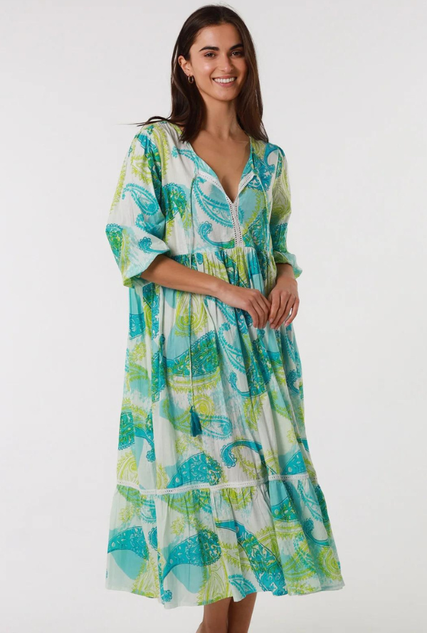 Mahale Dress - Lime