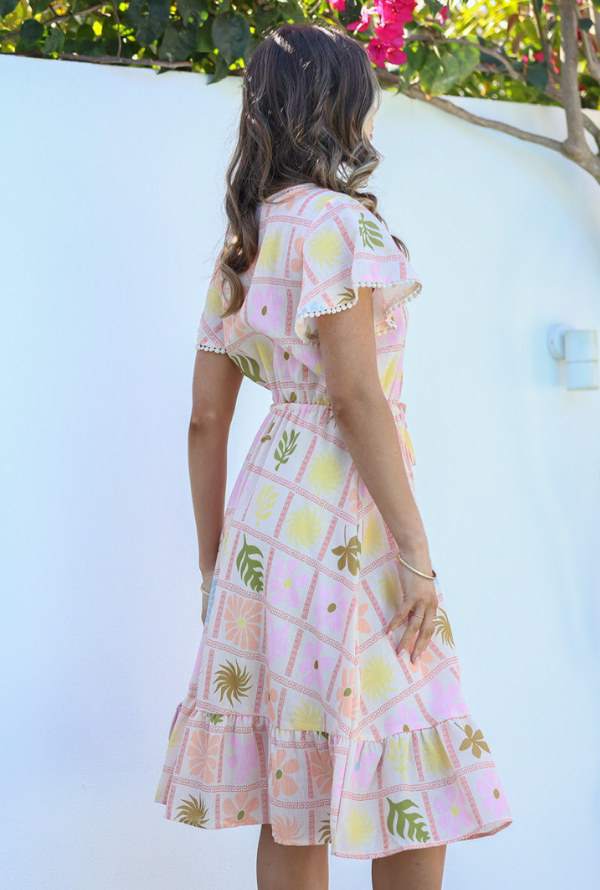 Tala Island Dress - Pink