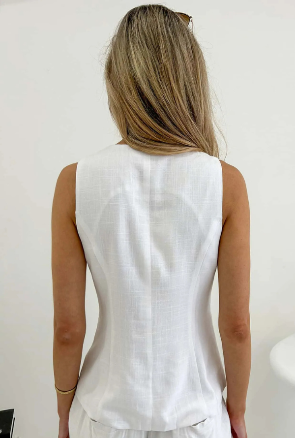 Ollie Vest - White