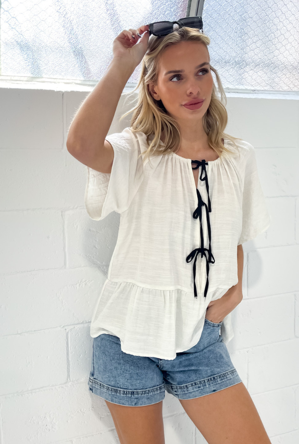 Lacey Top - White