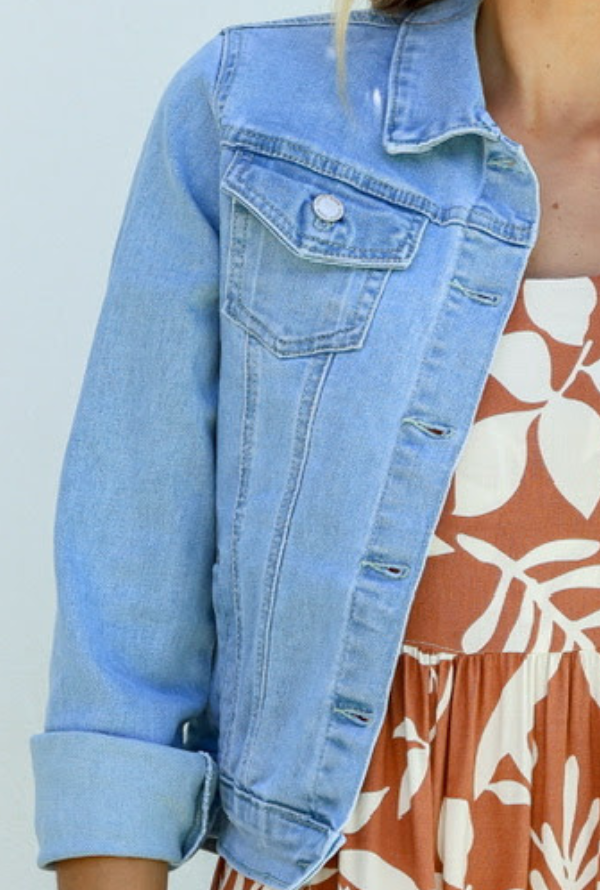 Country Denim Jacket - Light Blue Wash