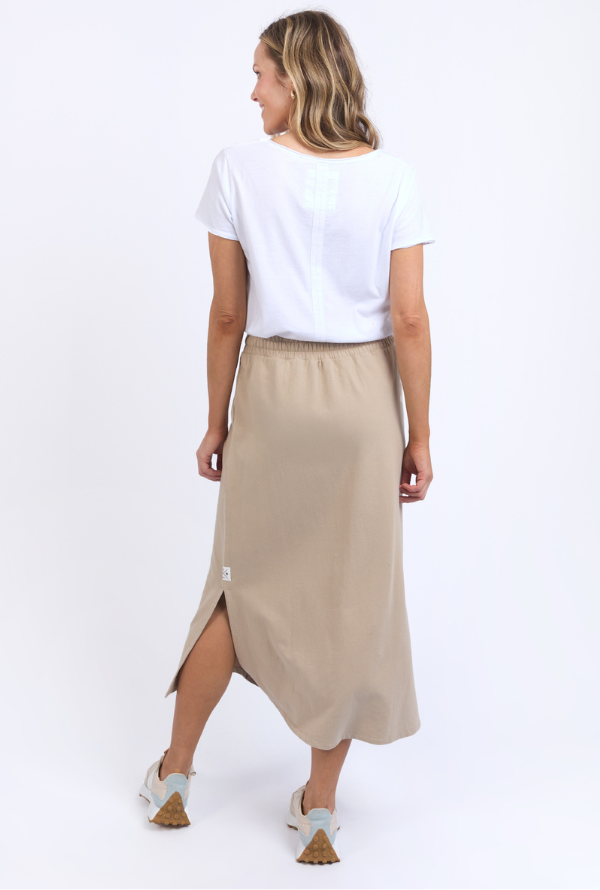 Elm Travel Skirt - Latte