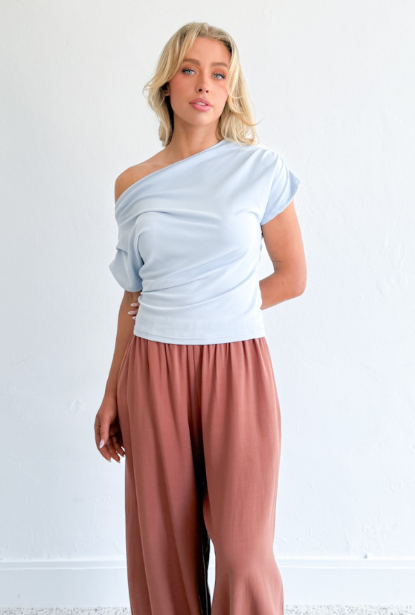 Opal Top - Powder Blue