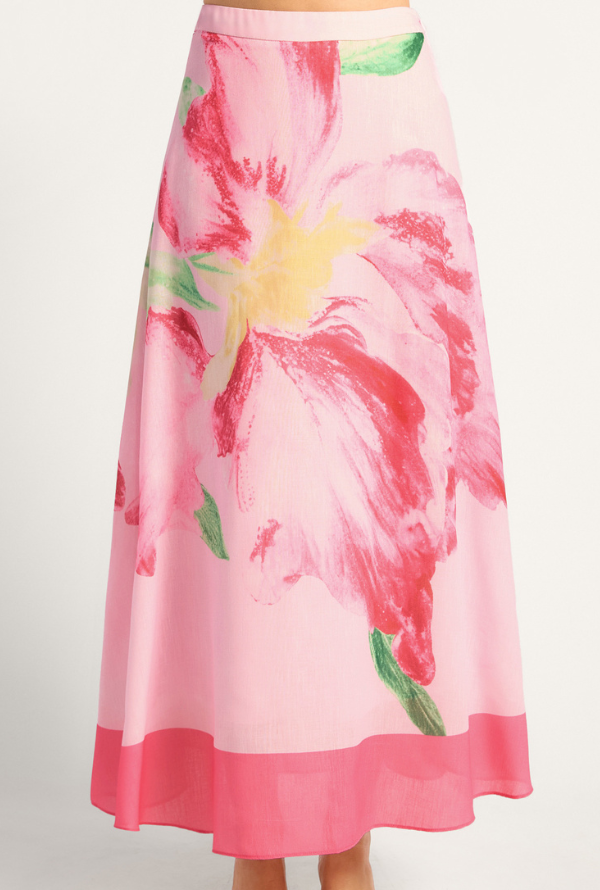 Aster Maxi Skirt - Pink