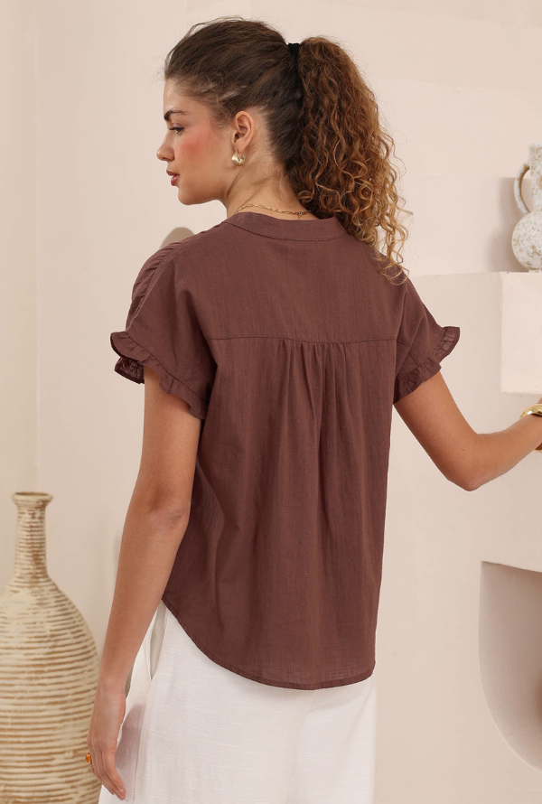 Laura Blouse - Chocolate