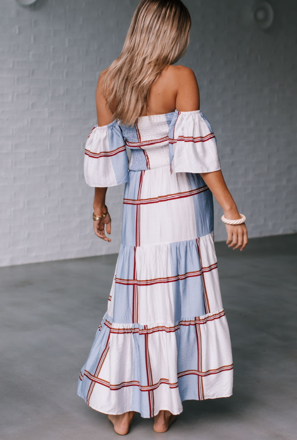 Ambre Maxi - Nat/Blue/Choc