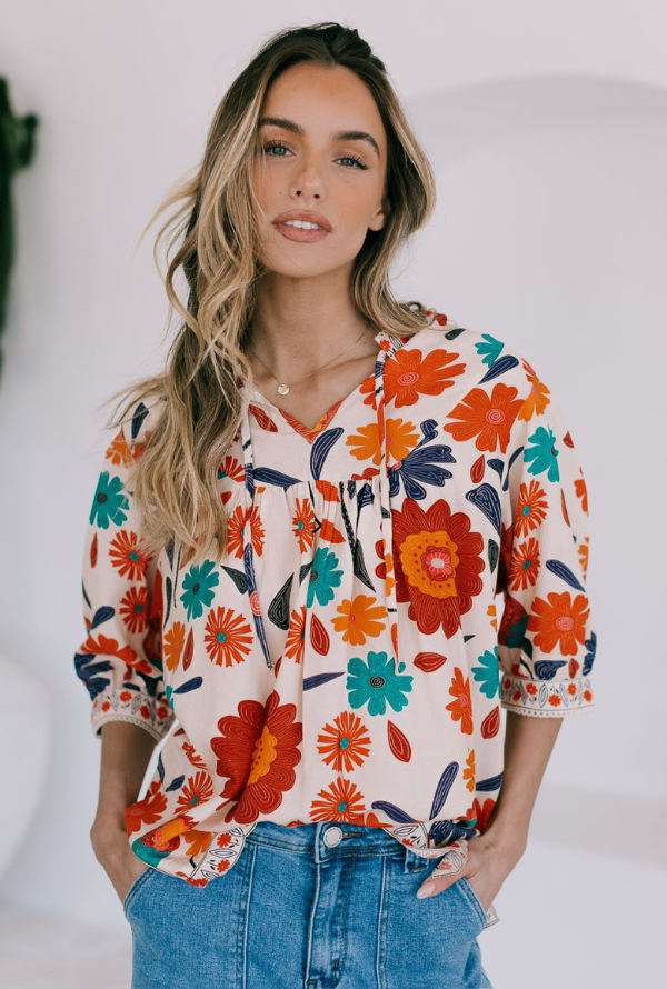 Emelie Blouse - Red
