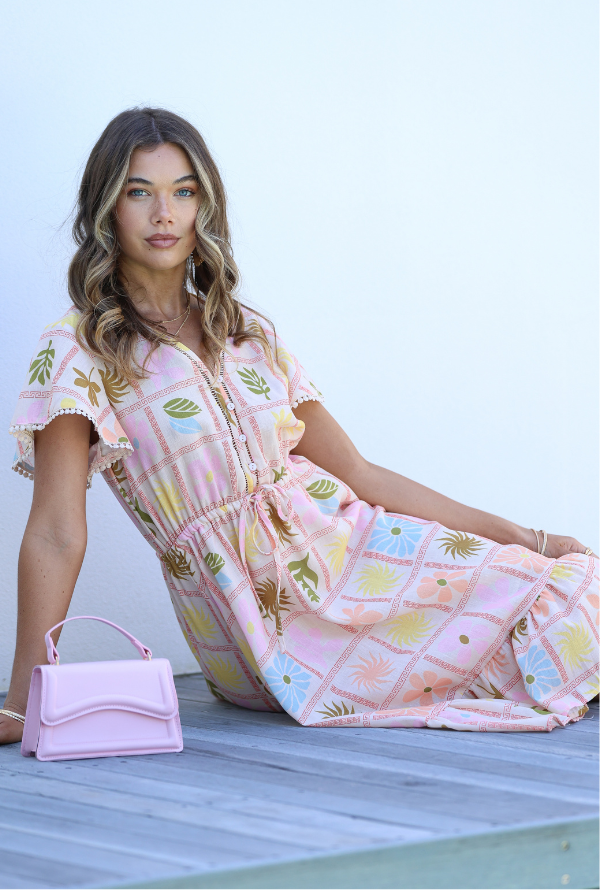 Tala Island Dress - Pink