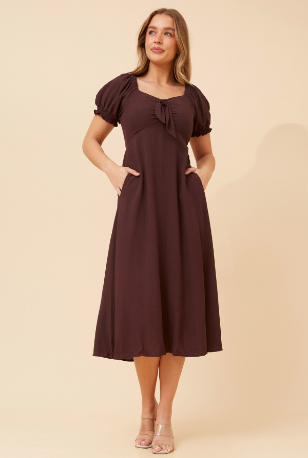 Nevaeh Dress - Chocolate