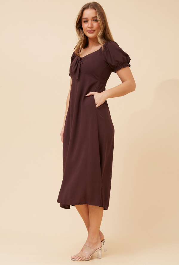 Nevaeh Dress - Chocolate