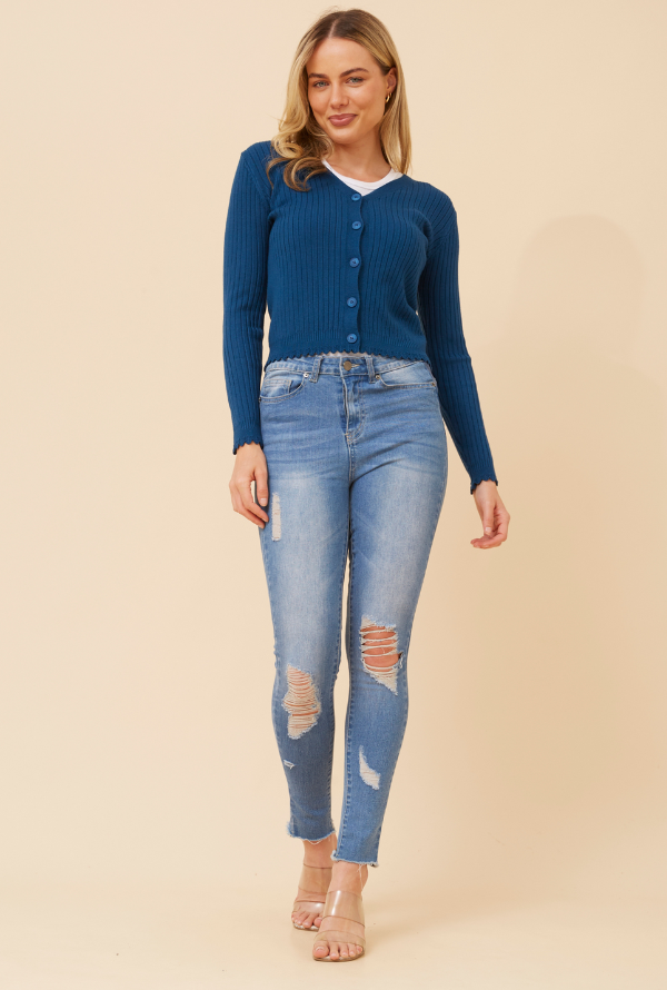 Nelly Cardigan - Blue