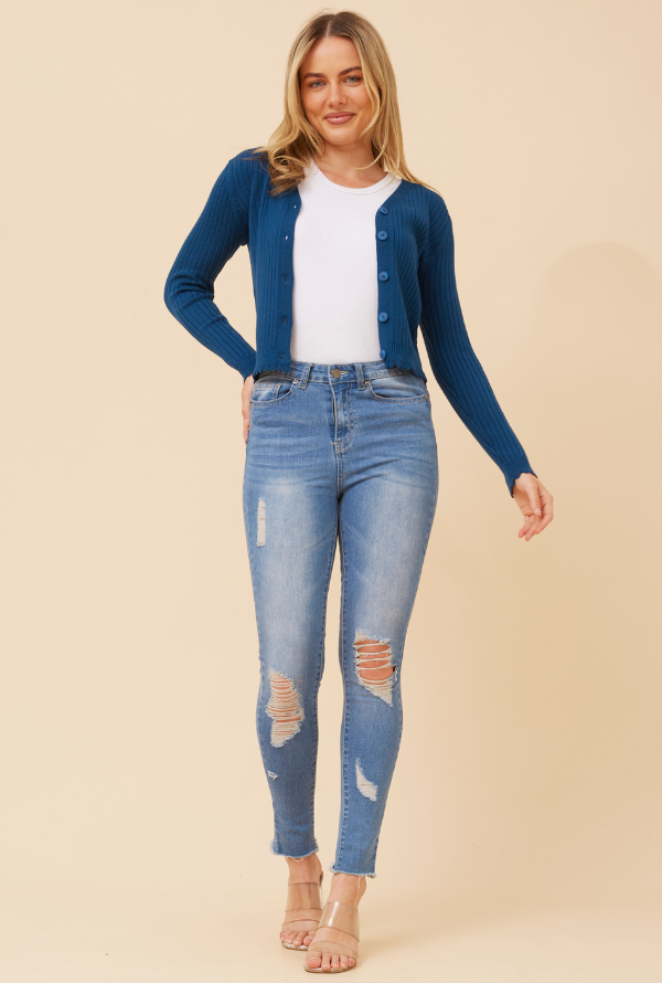 Nelly Cardigan - Blue