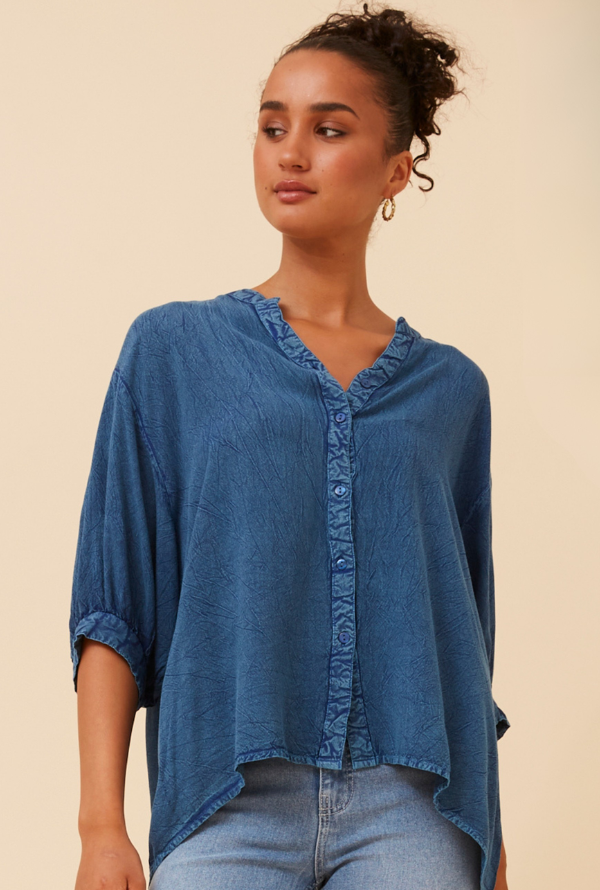 Georgia Shirt - Blue