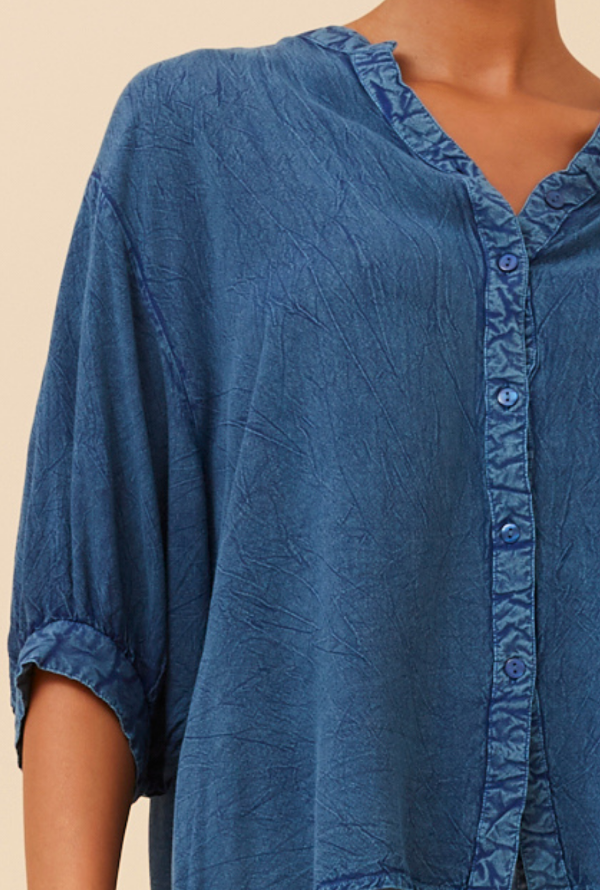 Georgia Shirt - Blue