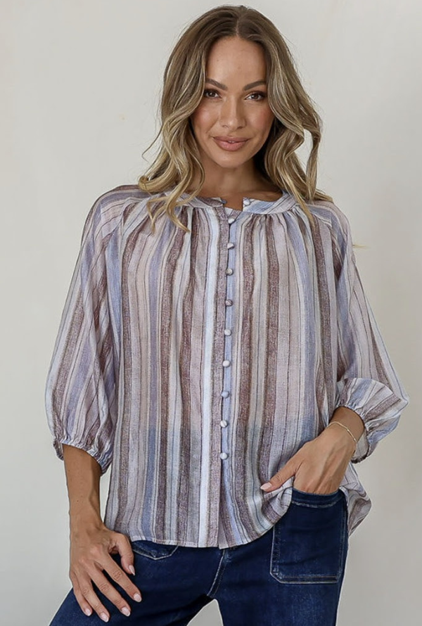 Malta Shirt - Blue Stripe