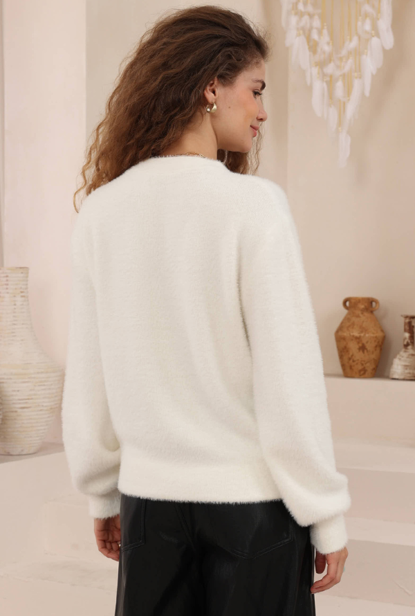 Nia Cardigan - White