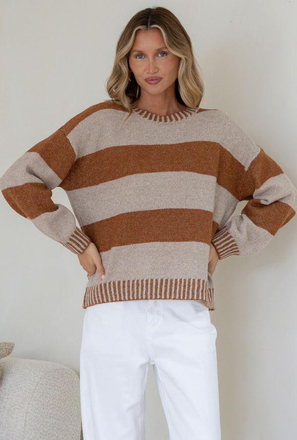 Maci Knit - Warm Beige / Tan
