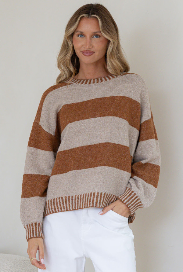Maci Knit - Warm Beige / Tan