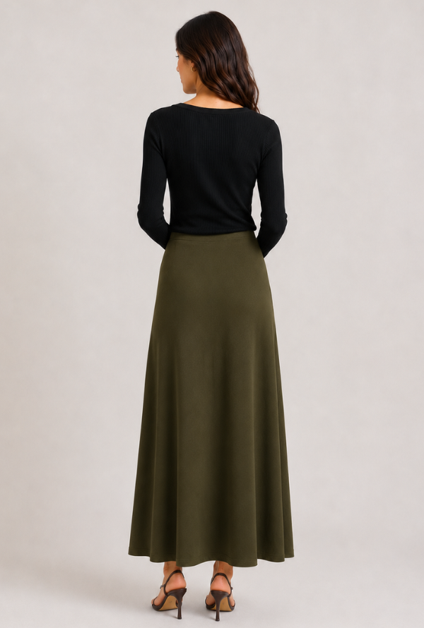 Athena Skirt - Khaki