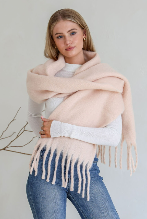 Gracie Scarf - Blush