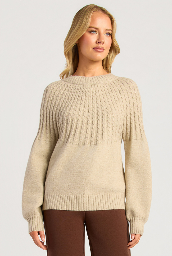 Gabrielle Knit - Latte