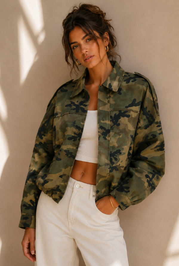 Molly Faux Suede Jacket - Camo *PRE-ORDER NOW OPEN* SEE DETAILS IN PRODUCT DESCRIPTION