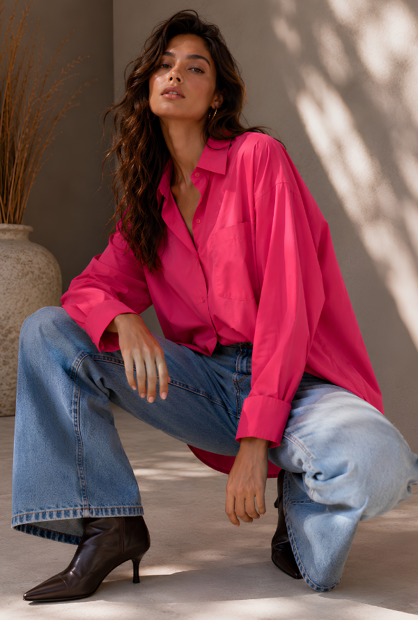 Sammi Shirt - Raspberry