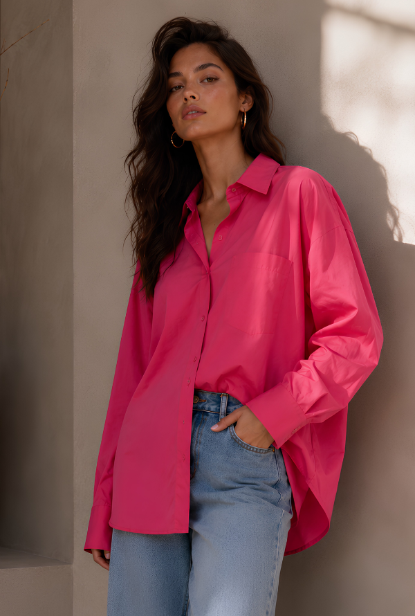 Sammi Shirt - Raspberry