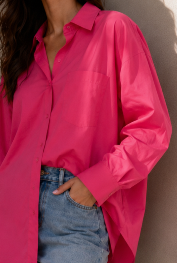 Sammi Shirt - Raspberry