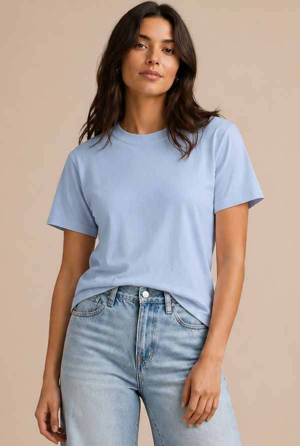 Rylee T-Shirt - Powder Blue