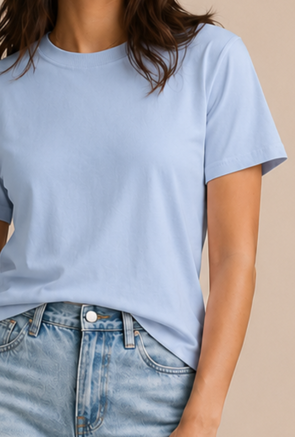 Rylee T-Shirt - Powder Blue