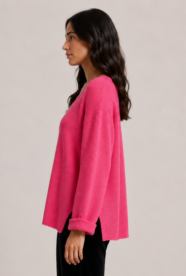 Billie Loop Knit - Bubblegum