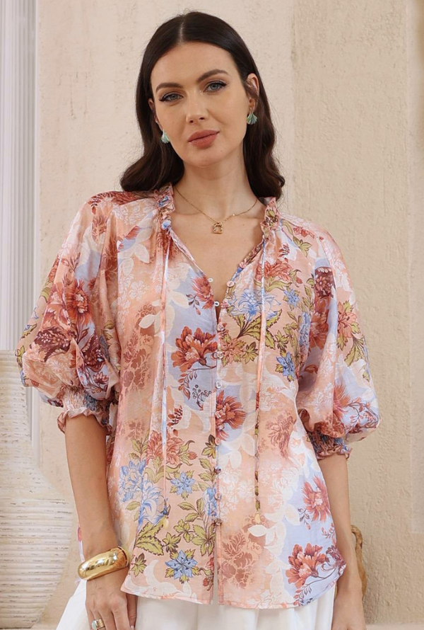 Yasmin Blouse - Blush