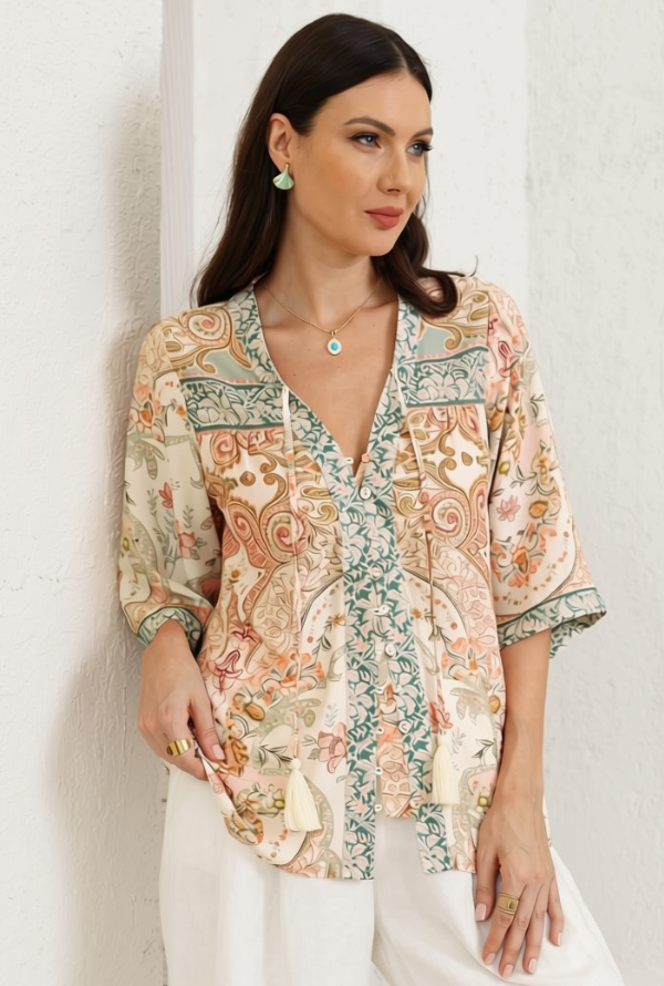Lucca Blouse - Natural