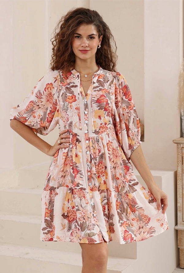 Harper Dress - Blush