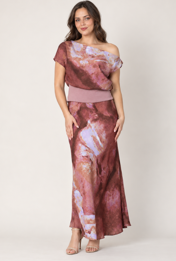 Zendaya Off Shoulder Top - Blush