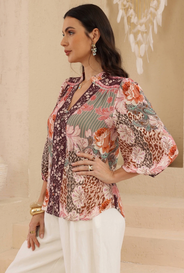 Havana Blouse - Blush