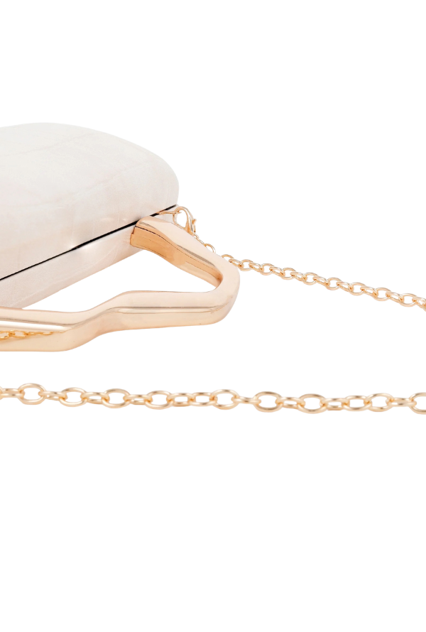 Maison Croc Clutch - Warm Ivory