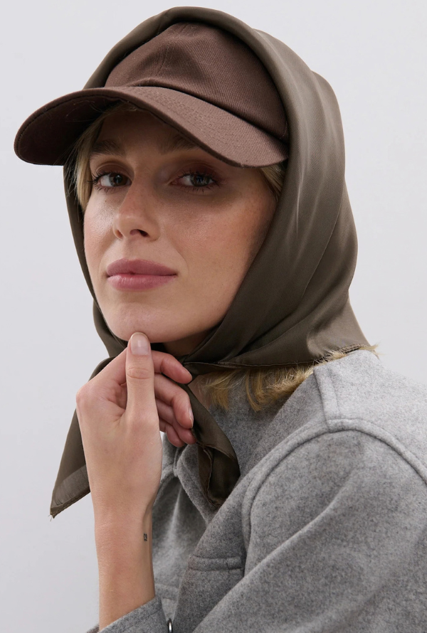 Amour Bandana Scarf - Mocha