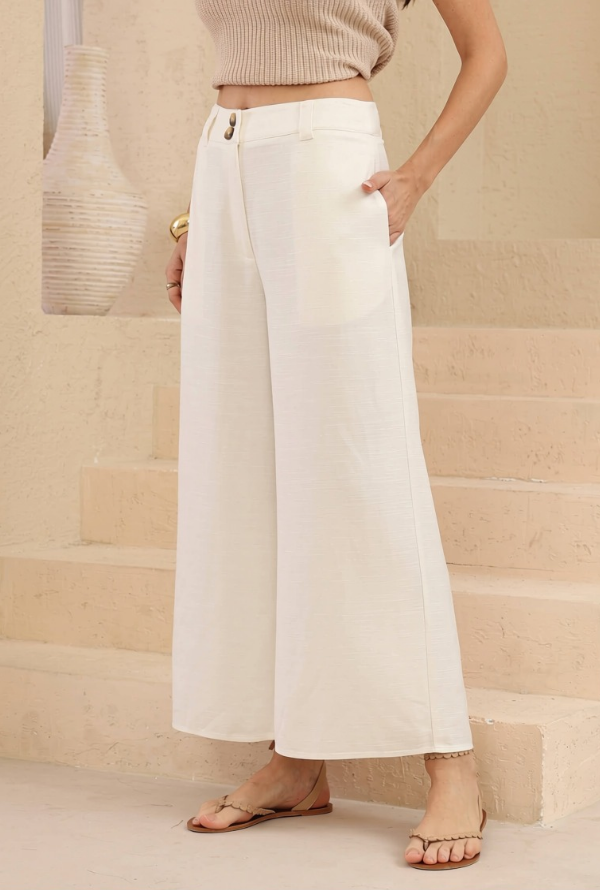 Sophie Pant - White